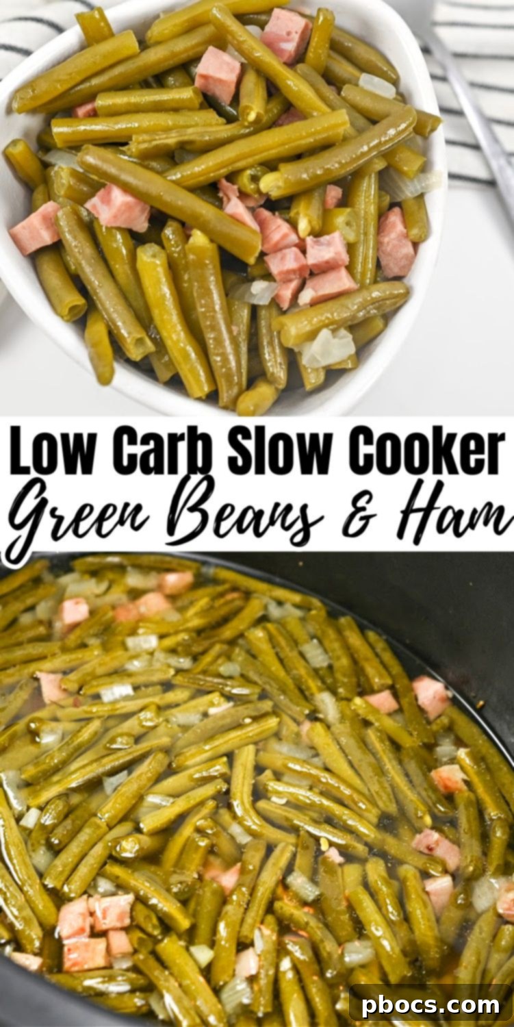 Hearty Keto Slow Cooker Ham and Green Beans 13 Low Carb Slow Cooker Green Beans and Ham
