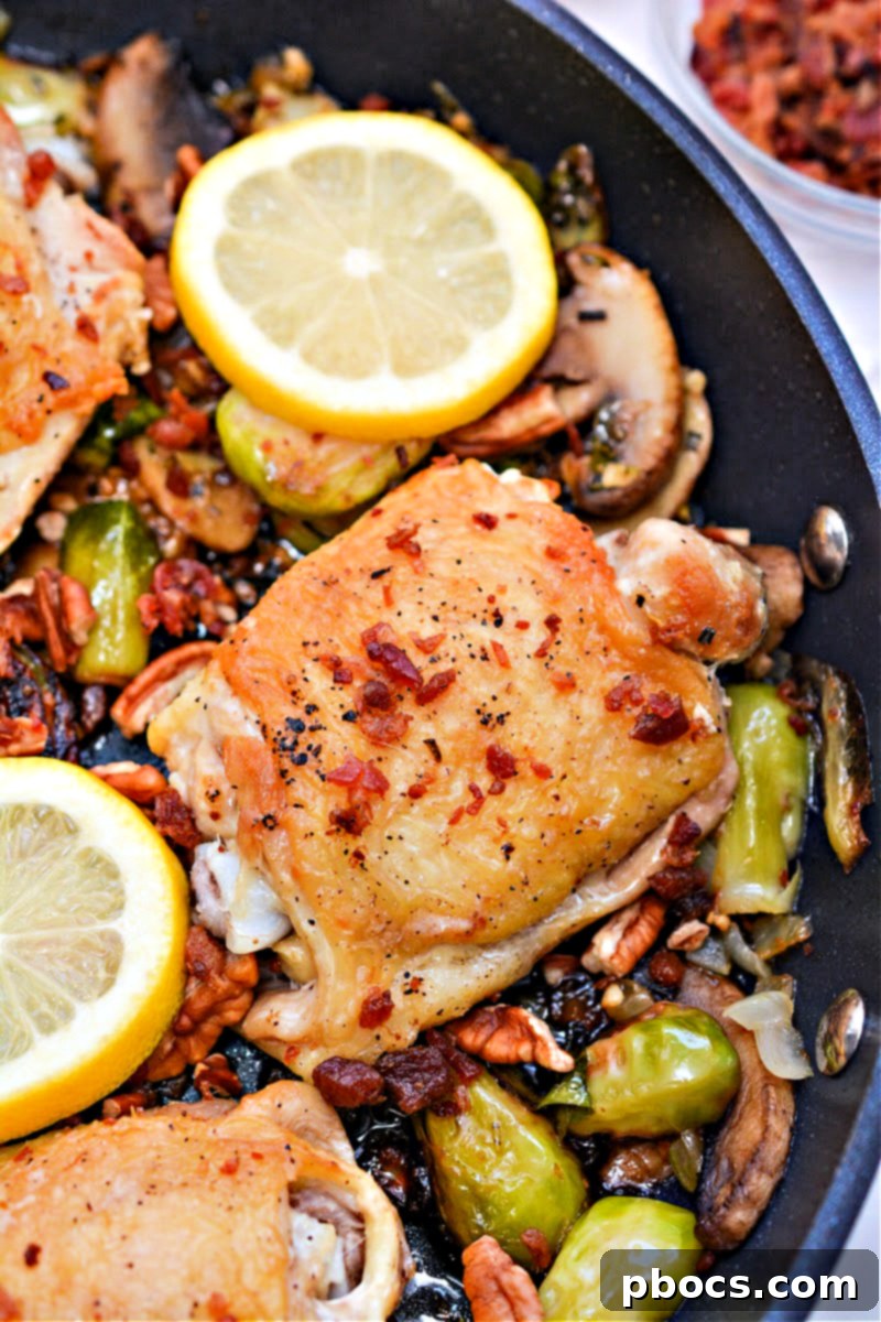 Keto Skillet Harvest Chicken - Fresh Ingredients for a Healthy Meal