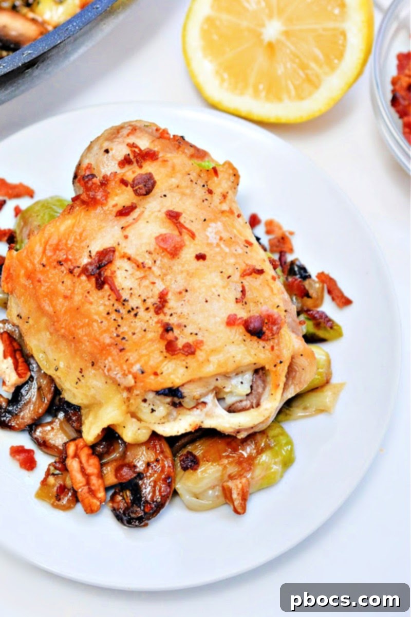 Keto Skillet Harvest Chicken with Pecans - Adding Texture and Flavor