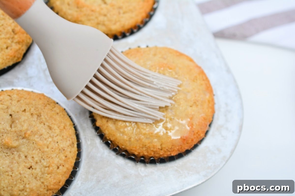 Delectable Keto Snickerdoodle Muffins 12 Preparing cinnamon sugar topping for muffins