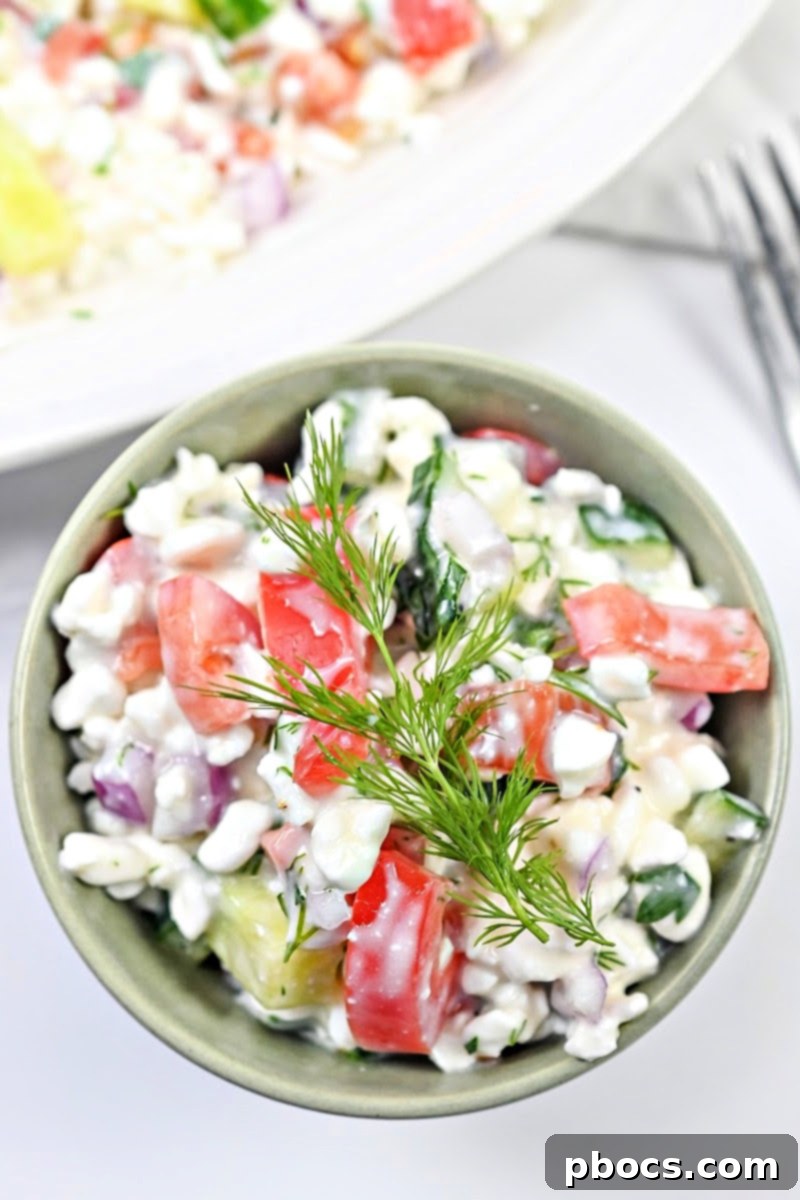 Protein-Rich Low Carb Cottage Cheese Salad 6 Low Carb Cottage Cheese Salad