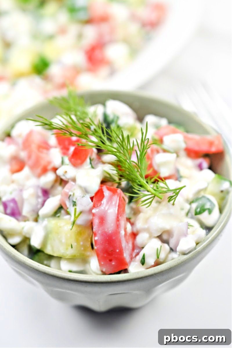 Protein-Rich Low Carb Cottage Cheese Salad 7 Low Carb Cottage Cheese Salad