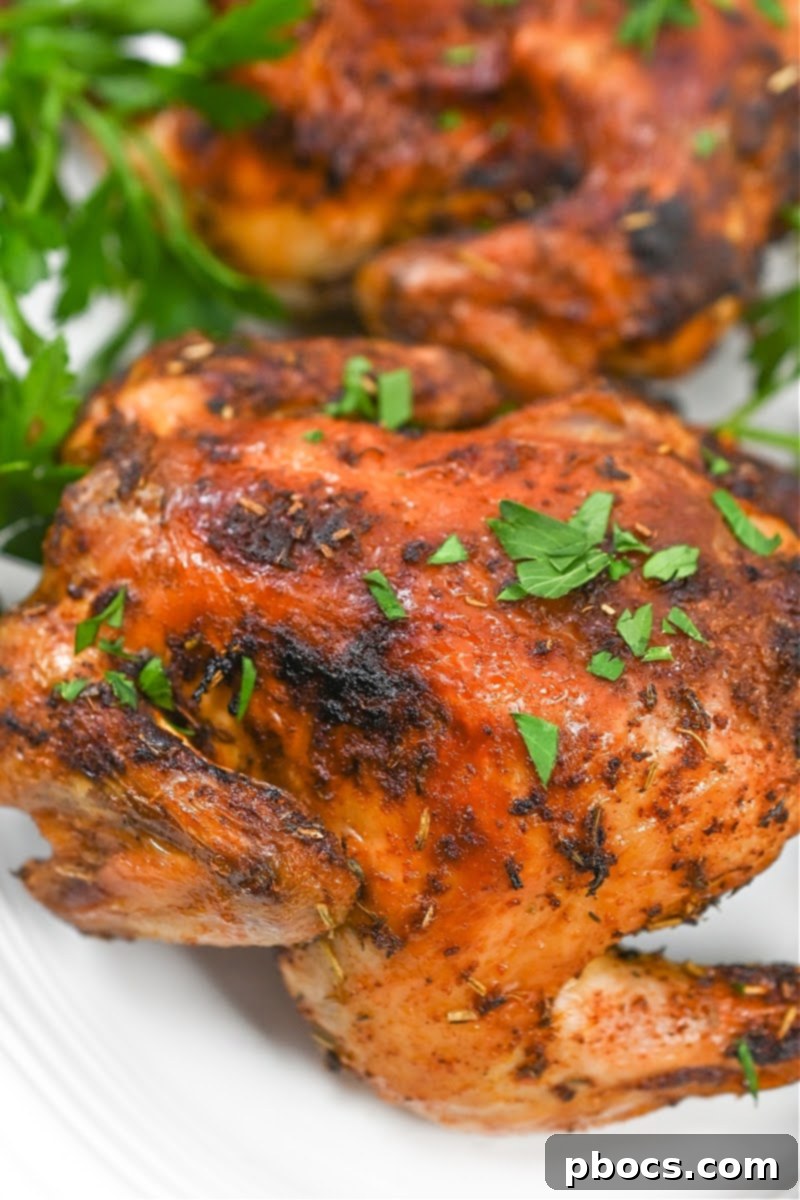 Keto Air Fryer Cornish Hens - Juicy and Crispy