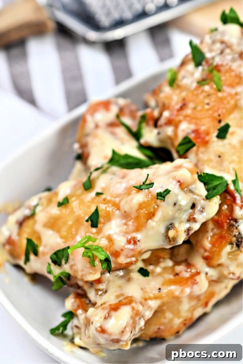 Keto Air Fryer Alfredo Chicken Wings
