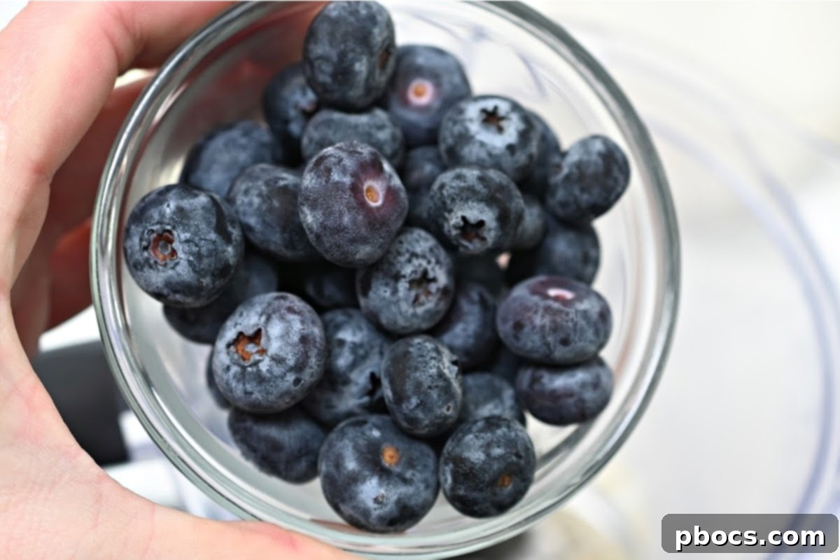 Fresh Blueberries - Essential for a Keto Blueberry Coconut Smoothie
