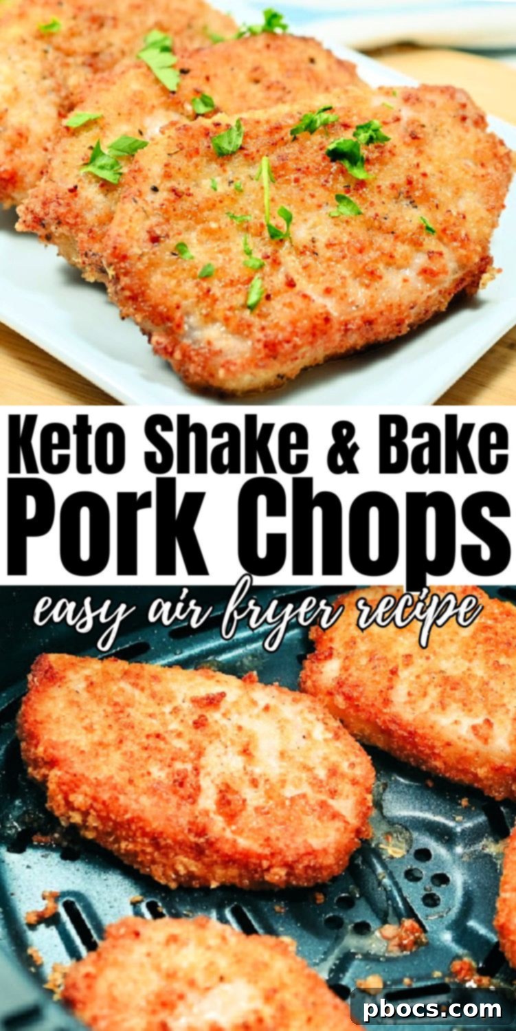 Air Fryer Golden Keto Pork Chops 13 Keto Air Fryer Shake and Bake Pork Chops