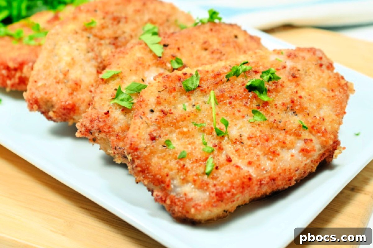 Air Fryer Golden Keto Pork Chops 3 Keto Air Fryer Shake and Bake Pork Chops