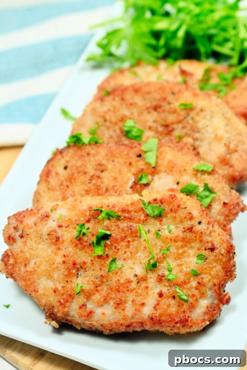 Air Fryer Golden Keto Pork Chops 5 Keto Air Fryer Shake and Bake Pork Chops