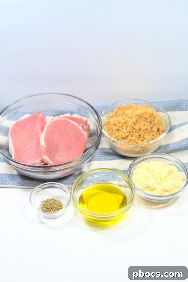 Air Fryer Golden Keto Pork Chops 8 Keto Air Fryer Shake and Bake Pork Chops Ingredients