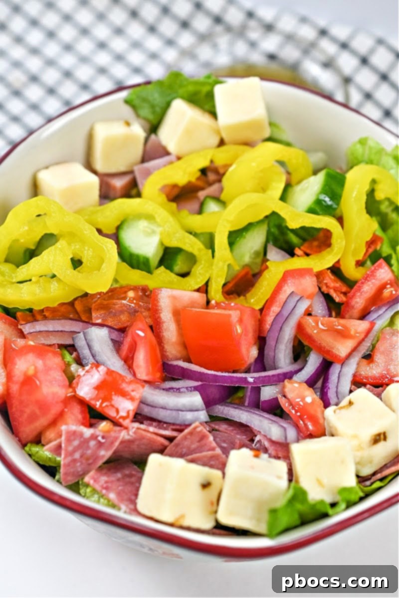 Keto Italian Sub Salad