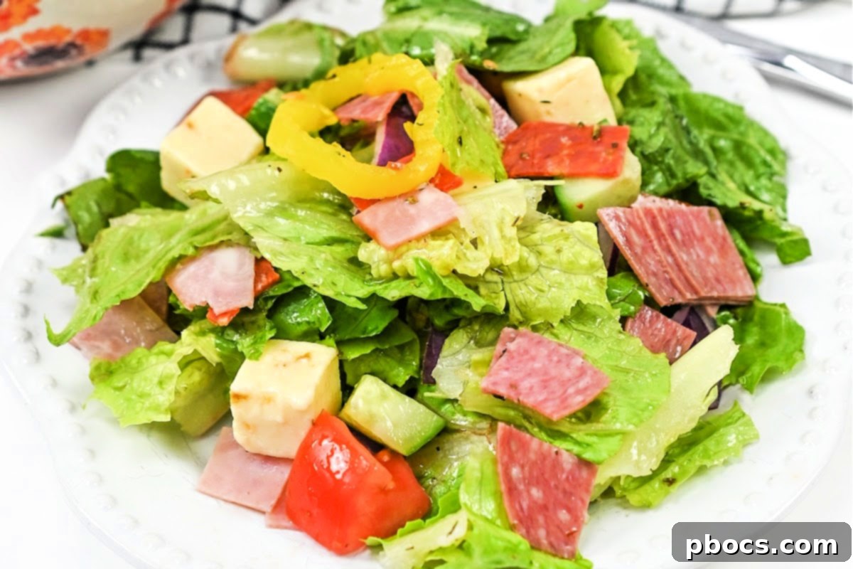 Keto Italian Sub Salad