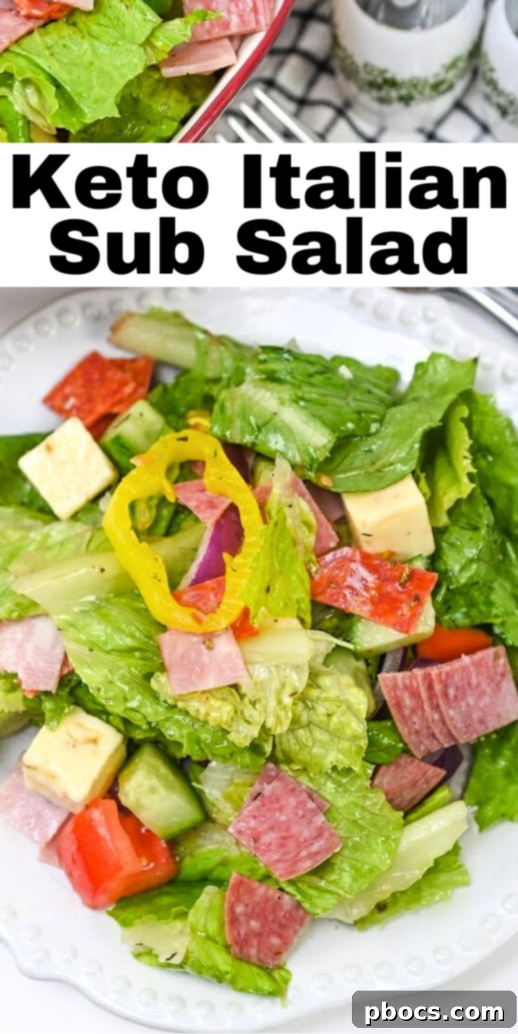 Keto Italian Sub Salad