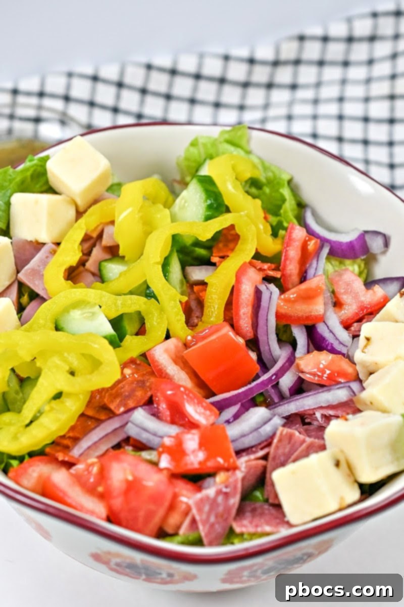 Keto Italian Sub Salad