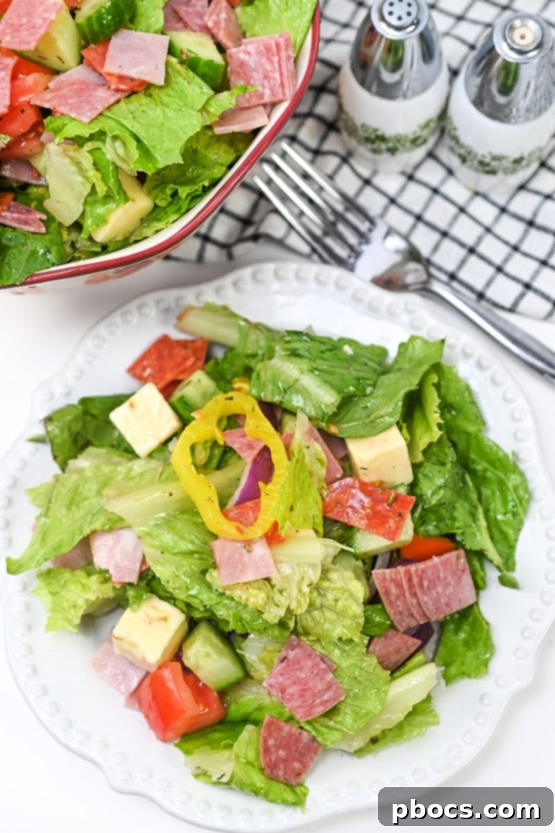 Keto Italian Sub Salad