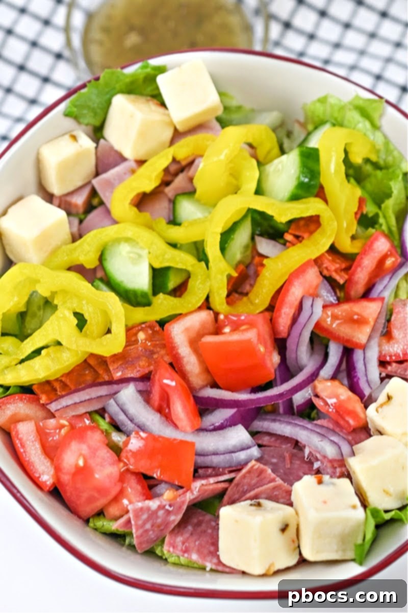 Keto Italian Sub Salad