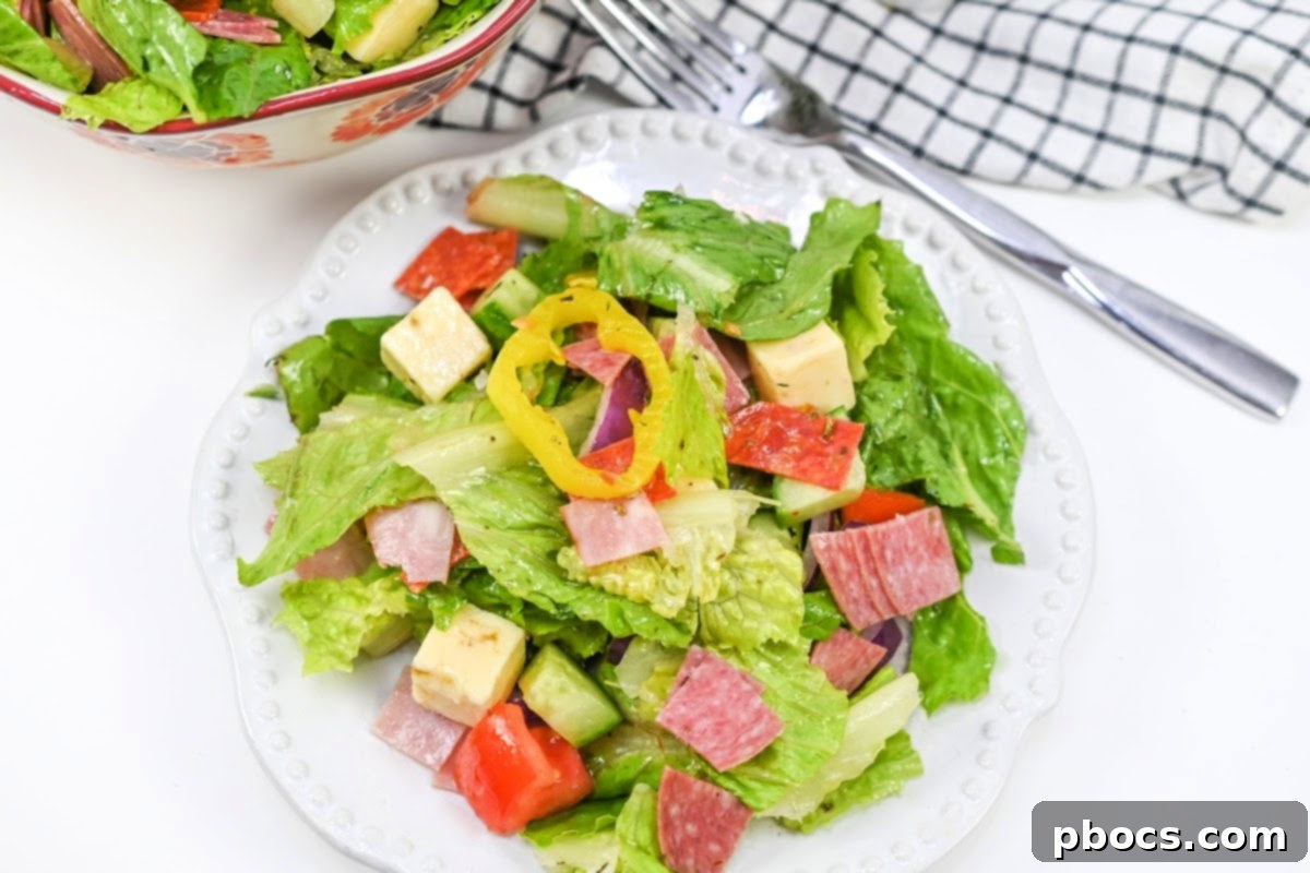 Keto Italian Sub Salad