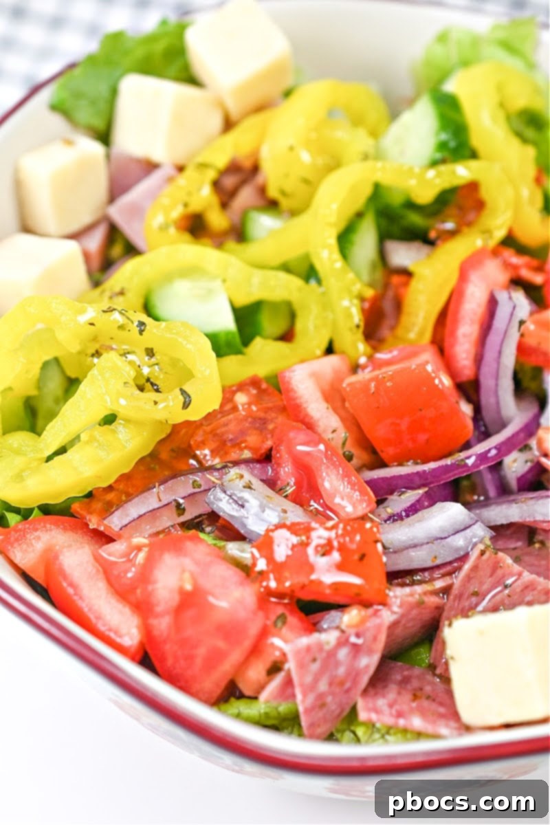 Keto Italian Sub Salad