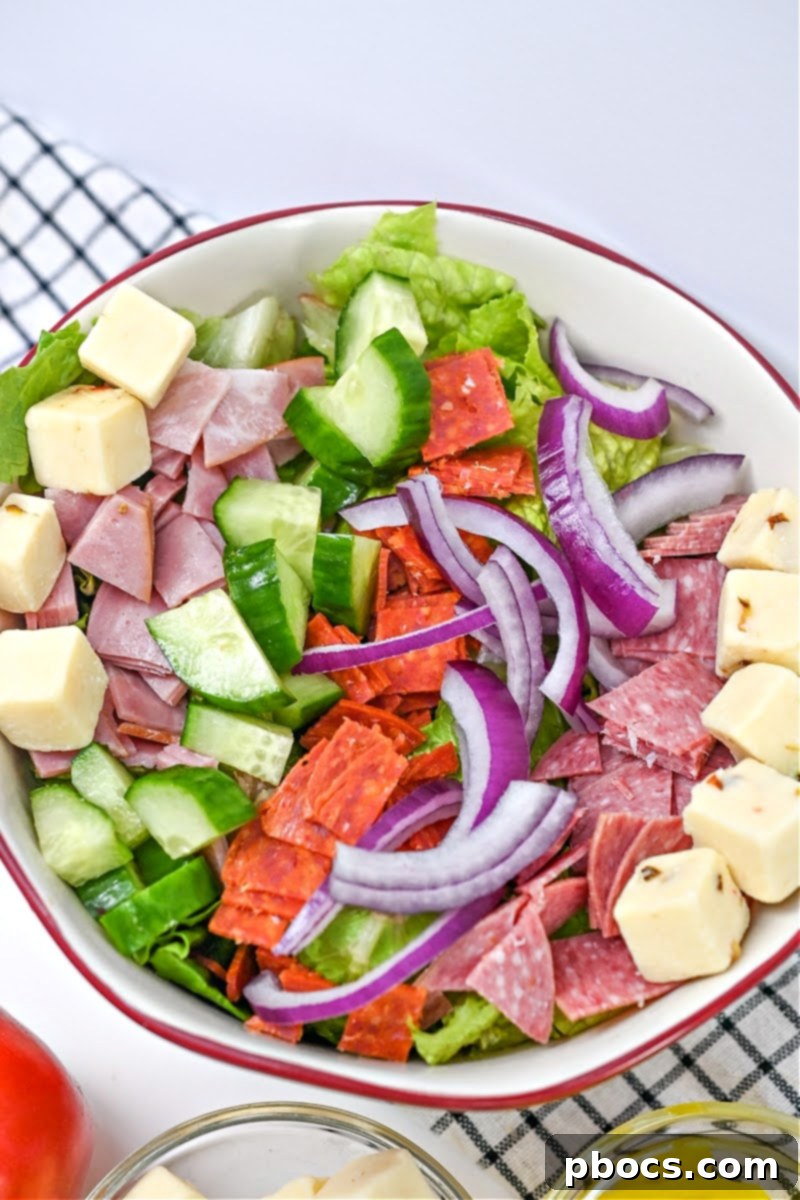 Keto Italian Sub Salad