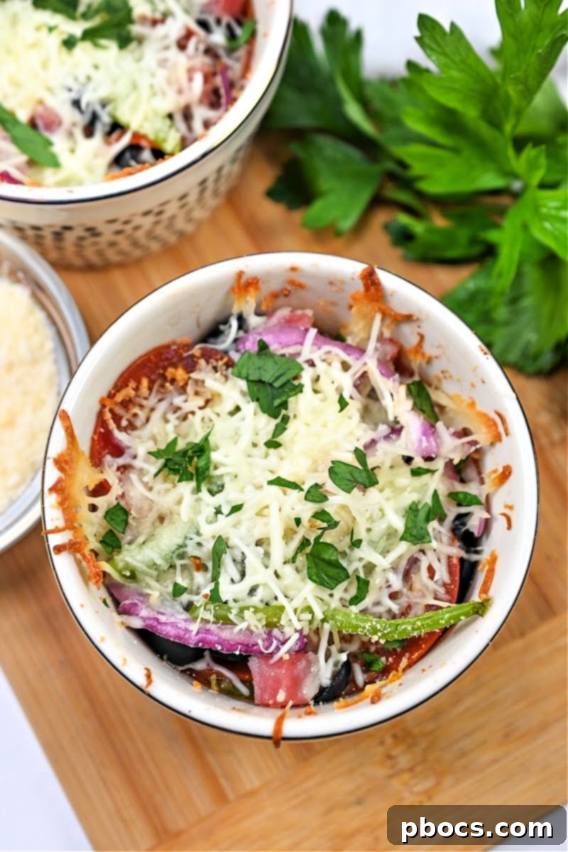 Keto Supreme Pizza Bowls