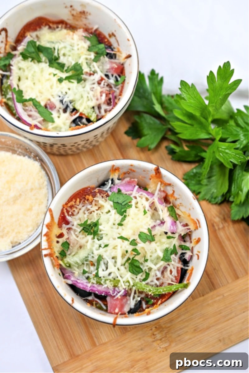 Keto Supreme Pizza Bowls
