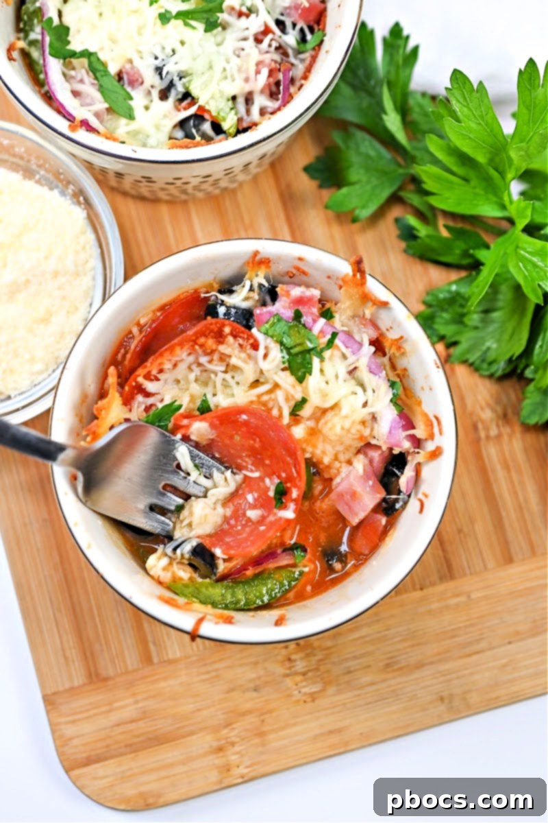 Keto Supreme Pizza Bowls