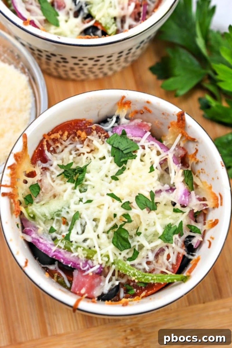Keto Supreme Pizza Bowls