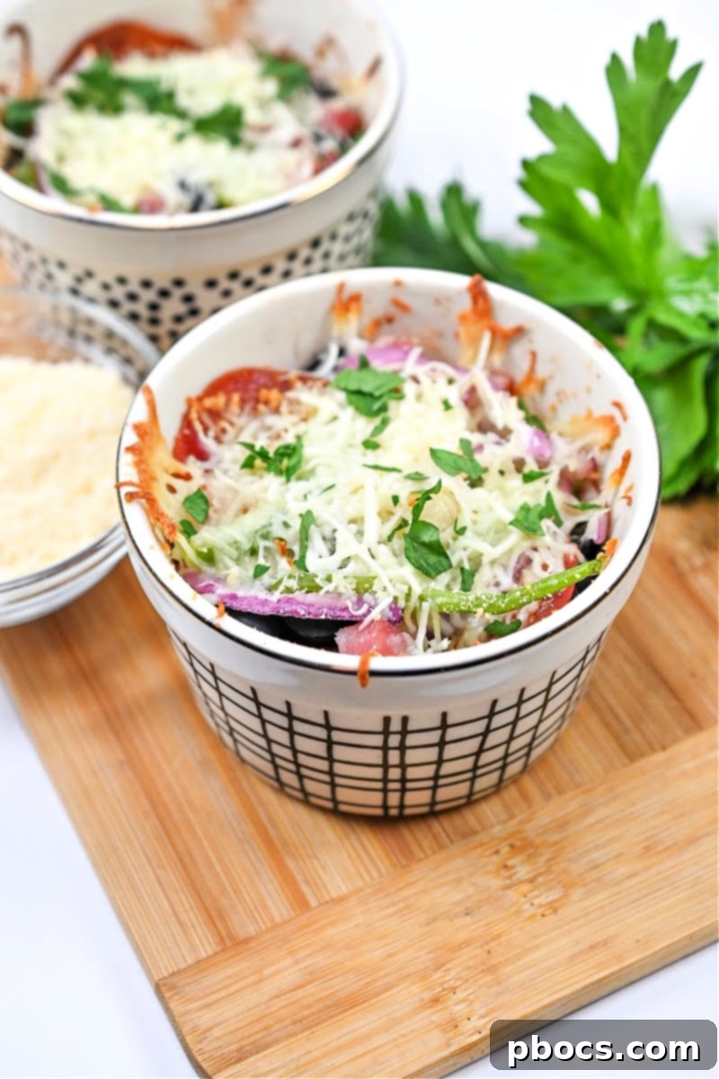 Keto Supreme Pizza Bowls