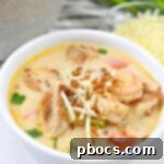 Keto Cajun Chicken & Shrimp Soup