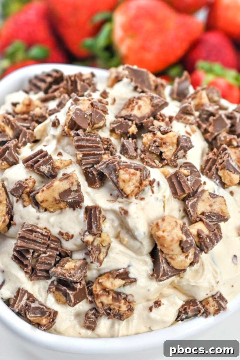Keto Peanut Butter Chocolate Dip 4 Ingredients for Keto Reese's Dip: Cream cheese, peanut butter, vanilla, heavy cream, and sugar-free sweetener in bowls