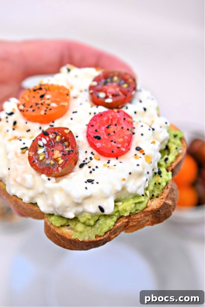 Savory Keto Cottage Cheese Toast 3 Keto Cottage Cheese Toast
