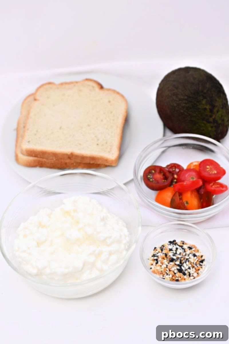 Savory Keto Cottage Cheese Toast 9 Keto Cottage Cheese Toast Ingredients