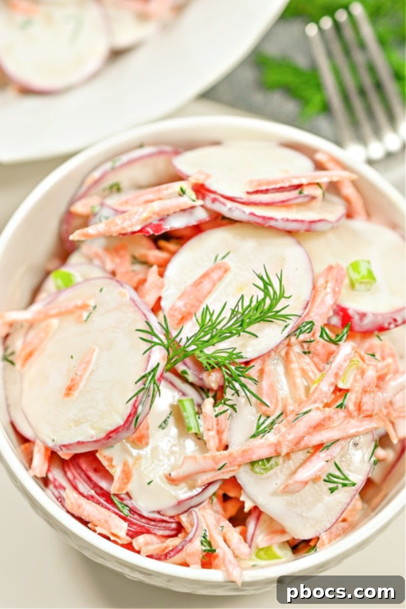 Refreshing Keto Carrot Radish Slaw 5 Vibrant Low Carb Keto Carrot and Radish Salad with Creamy Dressing