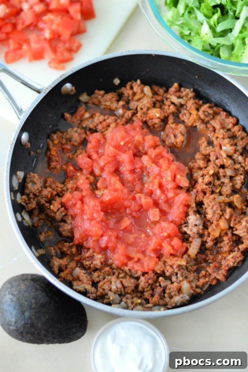 Low Carb Ground Beef Chili Salad