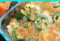 Spicy Jalapeño Chicken Zucchini Bake