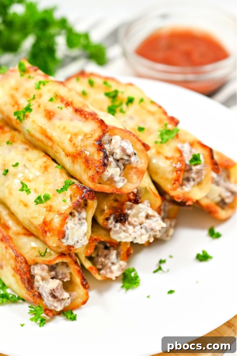 Keto Sausage Lasagna Pinwheels 6 A complete meal of Keto Sausage Lasagna Rollups with side dishes