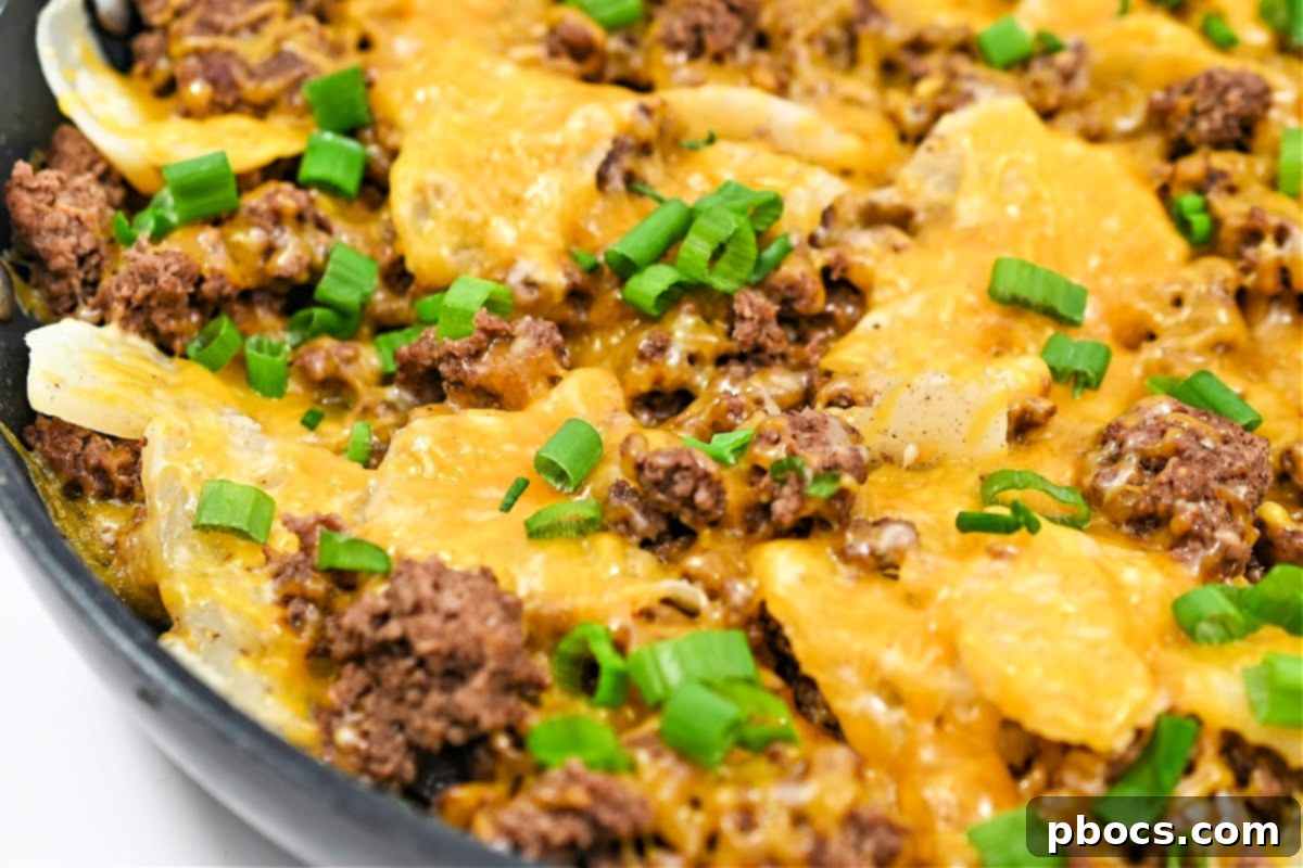 Keto Country Burger Skillet 11 Keto Country Hamburger Skillet Dinner