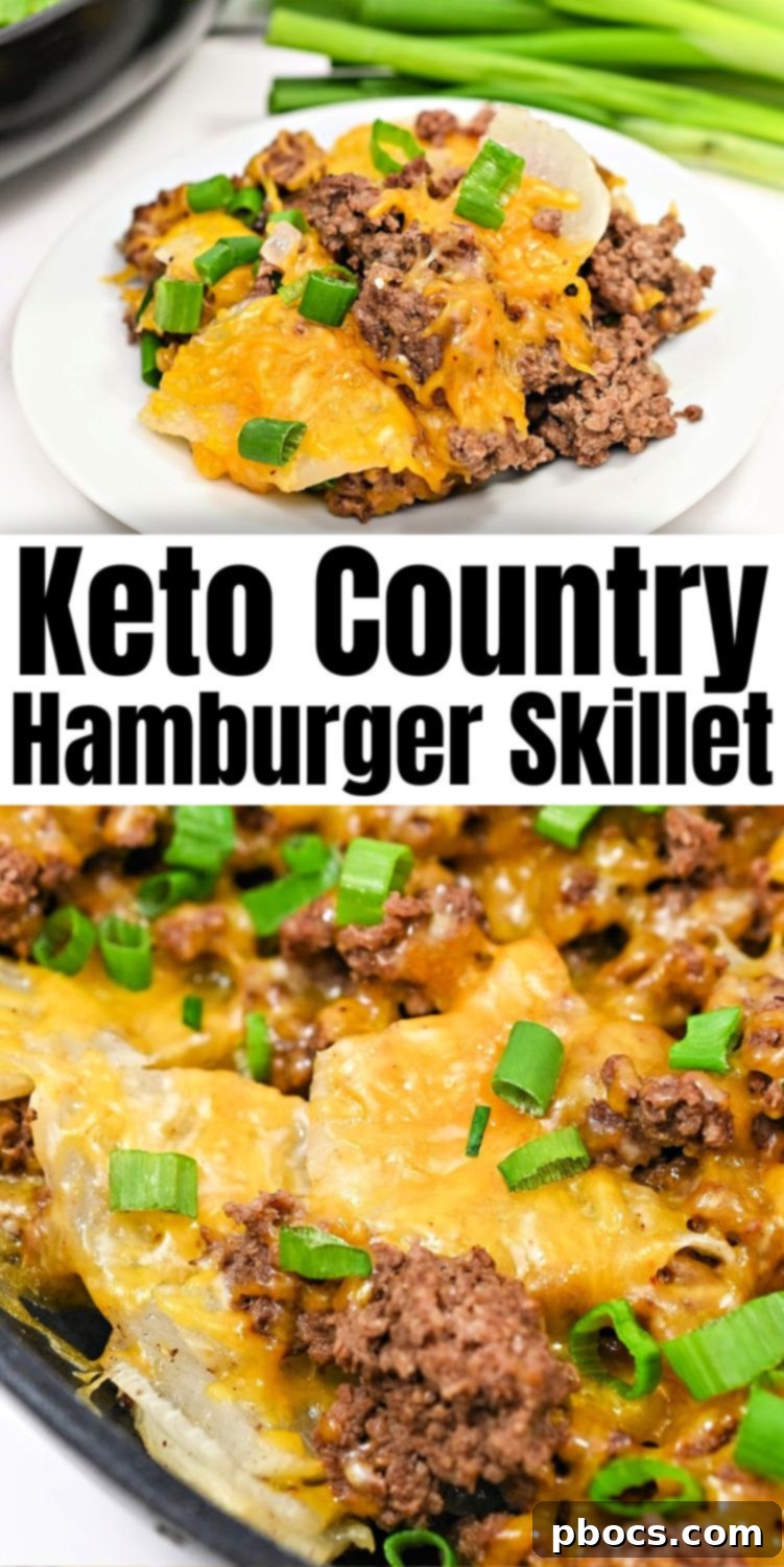 Keto Country Burger Skillet 12 Keto Country Hamburger Skillet Dinner