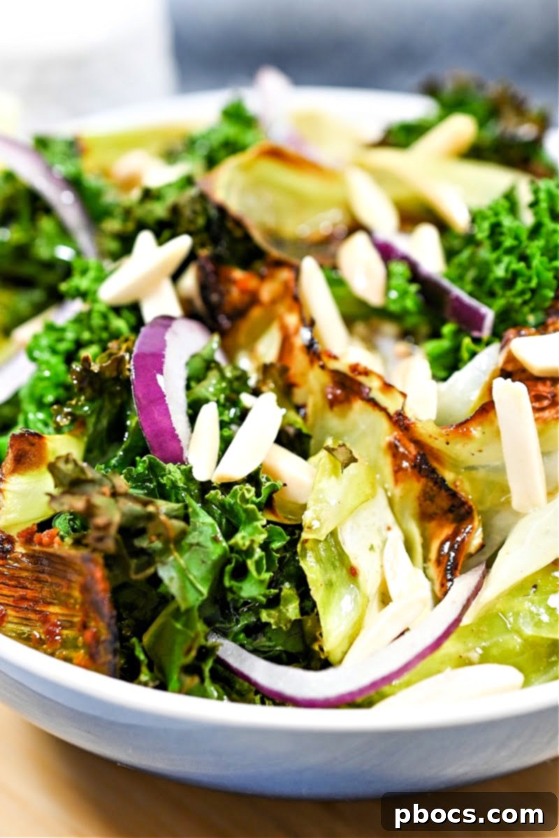 Keto TikTok Baked Salad with honey lemon dressing