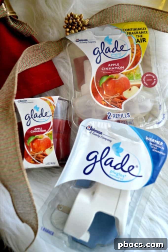 Cozy Glam Thanksgiving Table with DIY Faux Fur Acorn Napkin Rings Elegant Thanksgiving Table Setting with Glade Apple Cinnamon and DIY Napkin Rings