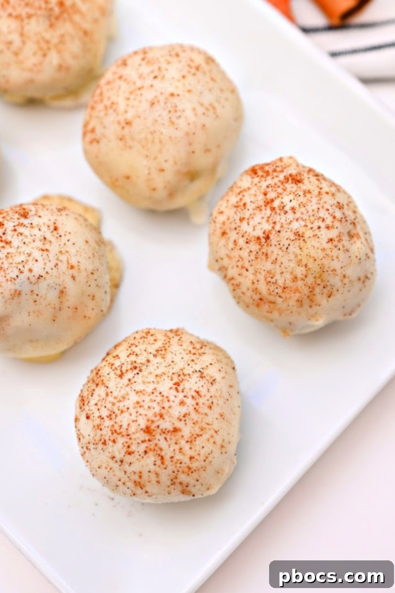 A selection of Low-Carb White Chocolate Carrot Cake Balls on a platter