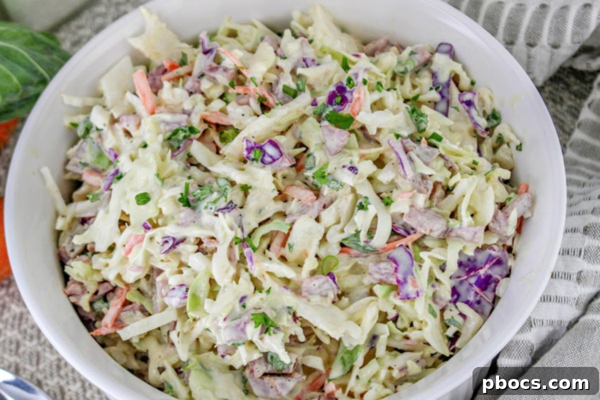 Ready-to-serve Low Carb Corned Beef Slaw