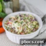 Low Carb Corned Beef Slaw