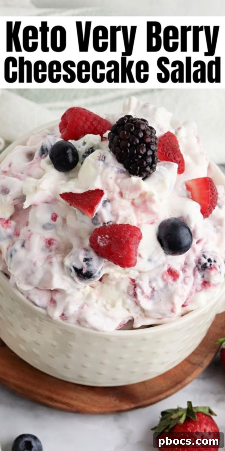 Keto Mixed Berry Cheesecake Fluff 14 Keto Very Berry Cheesecake Salad
