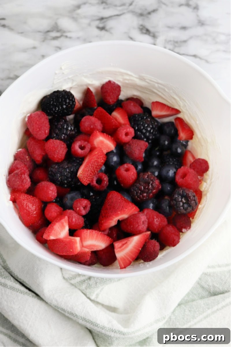 Keto Mixed Berry Cheesecake Fluff 5 Keto Very Berry Cheesecake Salad