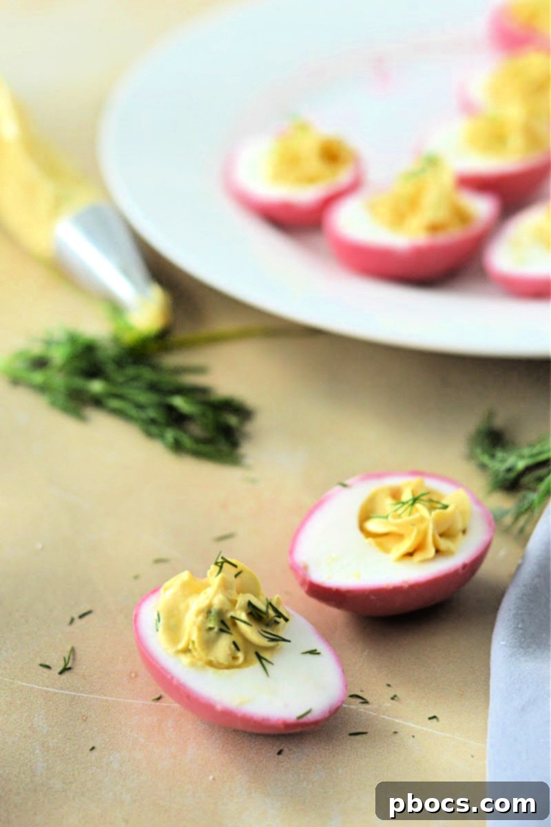 Properly stored Keto Pickled Deviled Eggs in an airtight container
