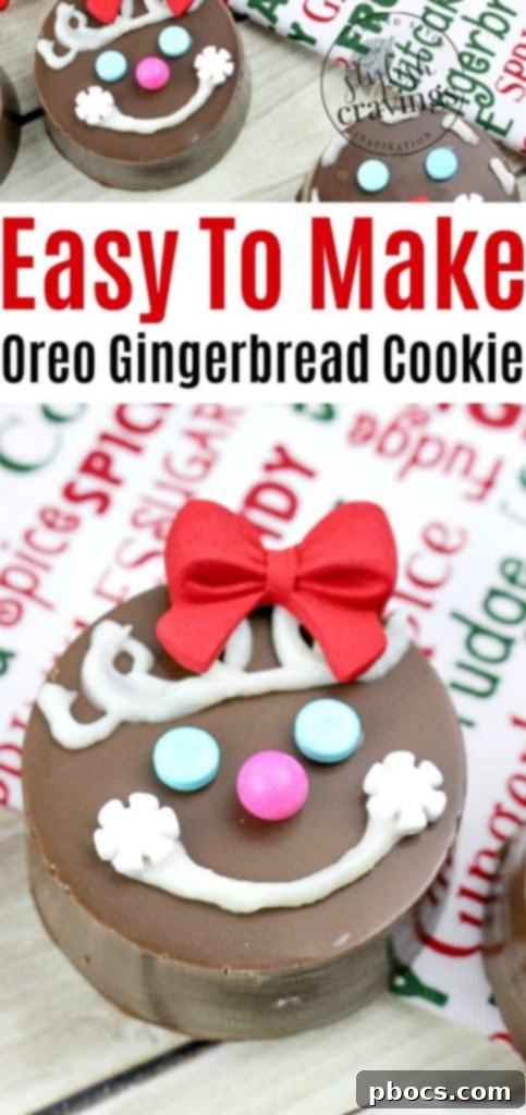 Gingerbread Oreo Cookies