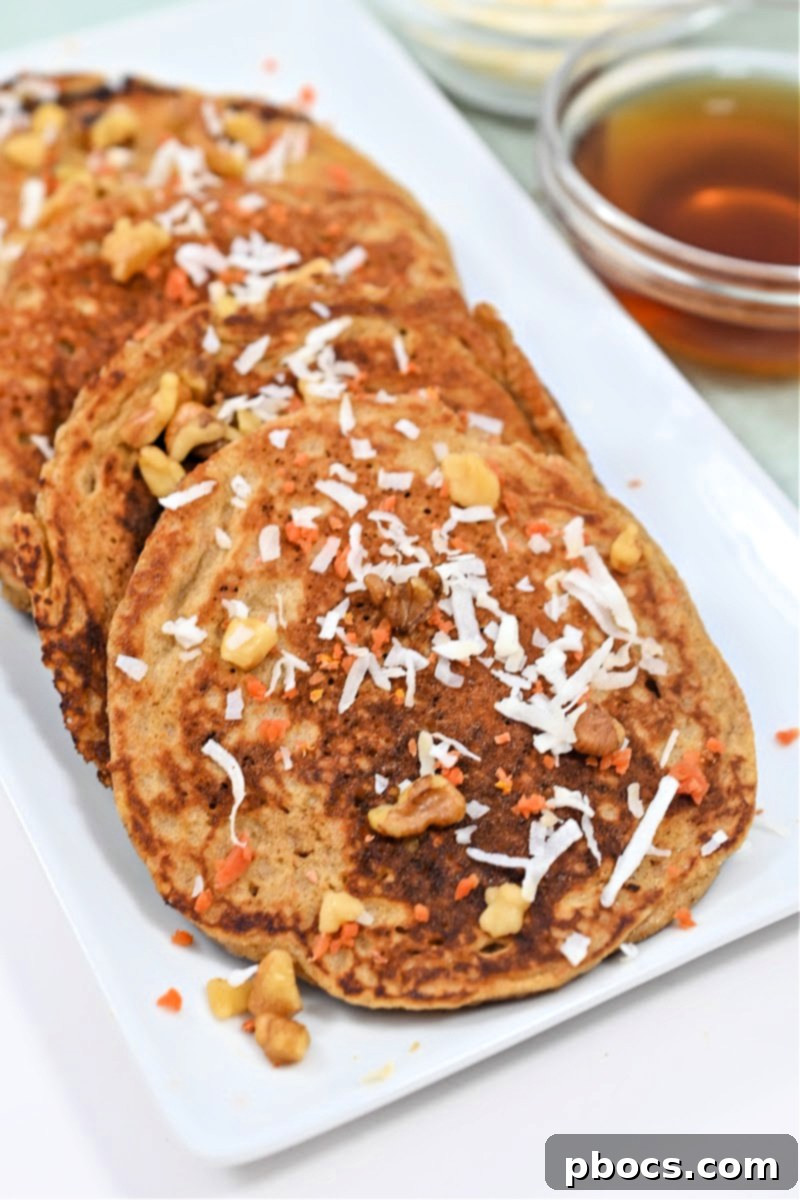 Keto Carrot Pancakes