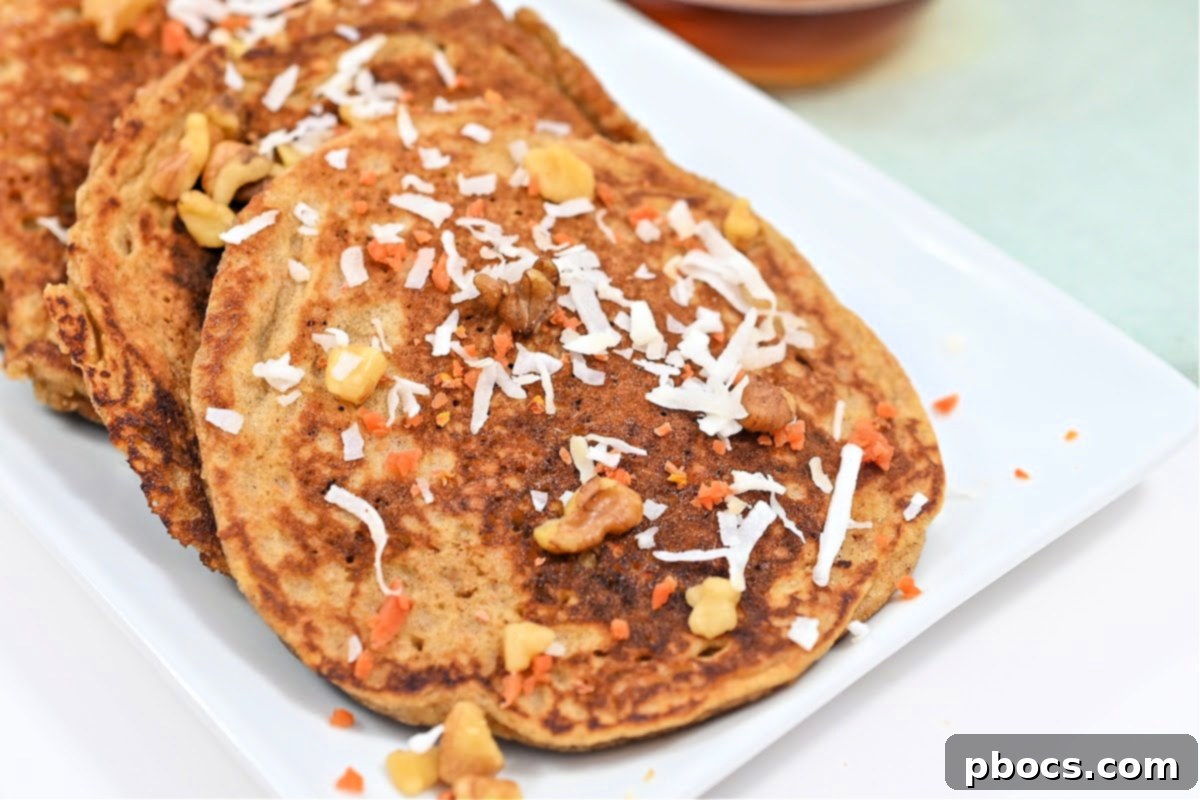 Keto Carrot Pancakes