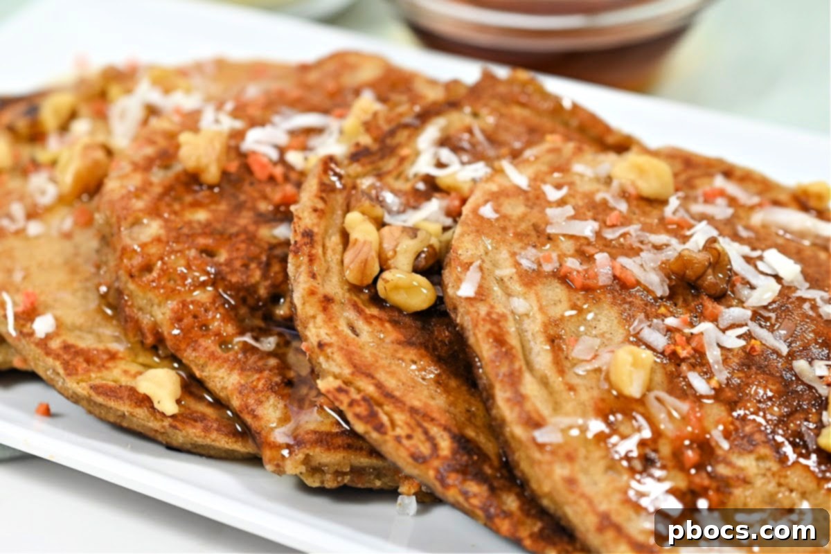 Keto Carrot Pancakes