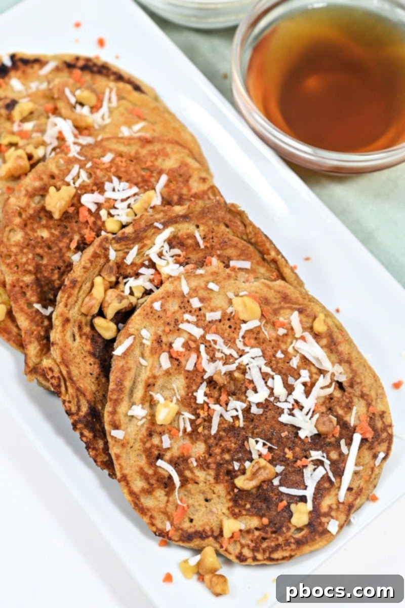 Keto Carrot Pancakes